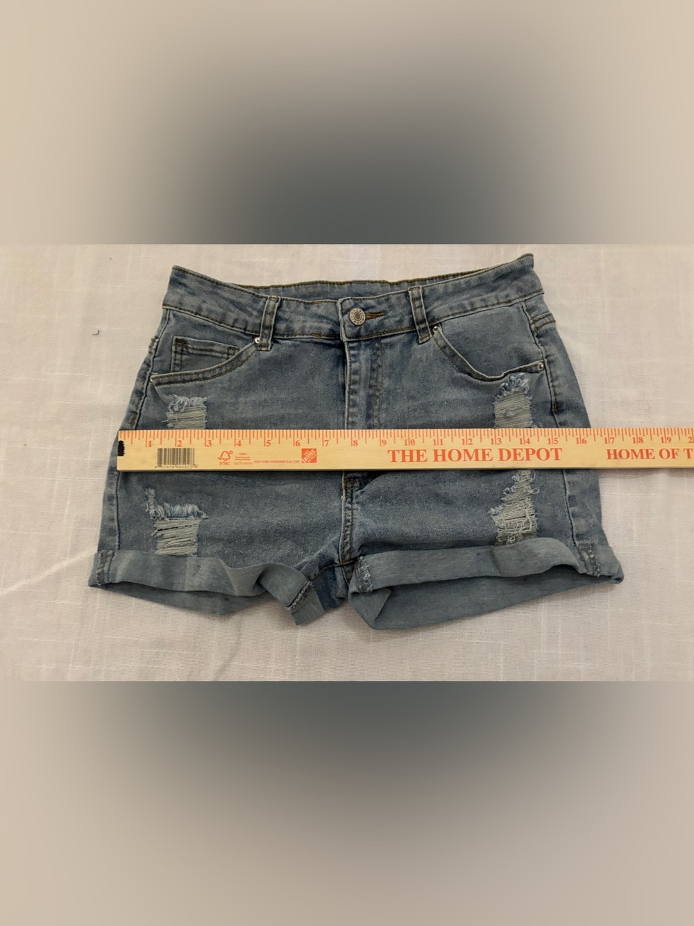Cat Stack Graphic Tee & Cutoff Jean Shorts ~ Small Shirt & Medium Jean Shorts - Picture 14 of 15